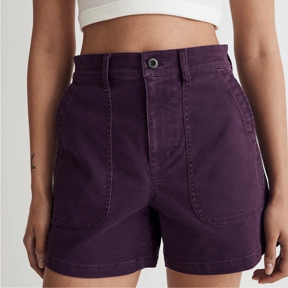 Madewell Pants - Madewell Deep Purple Women's Shorts 29